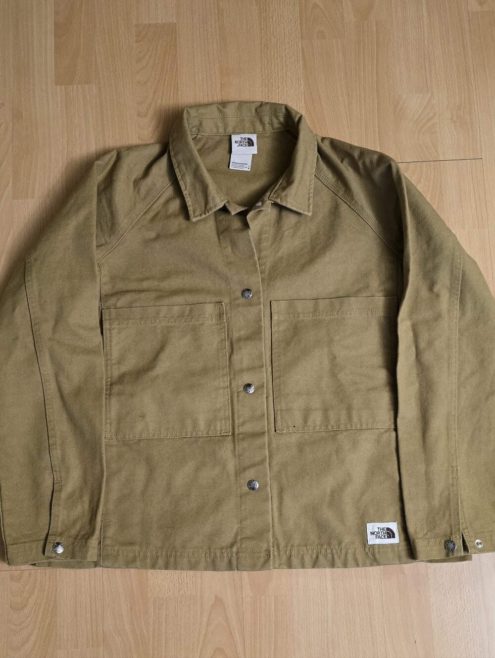 The North Face Women's Tan Canvas Shirt Jacket